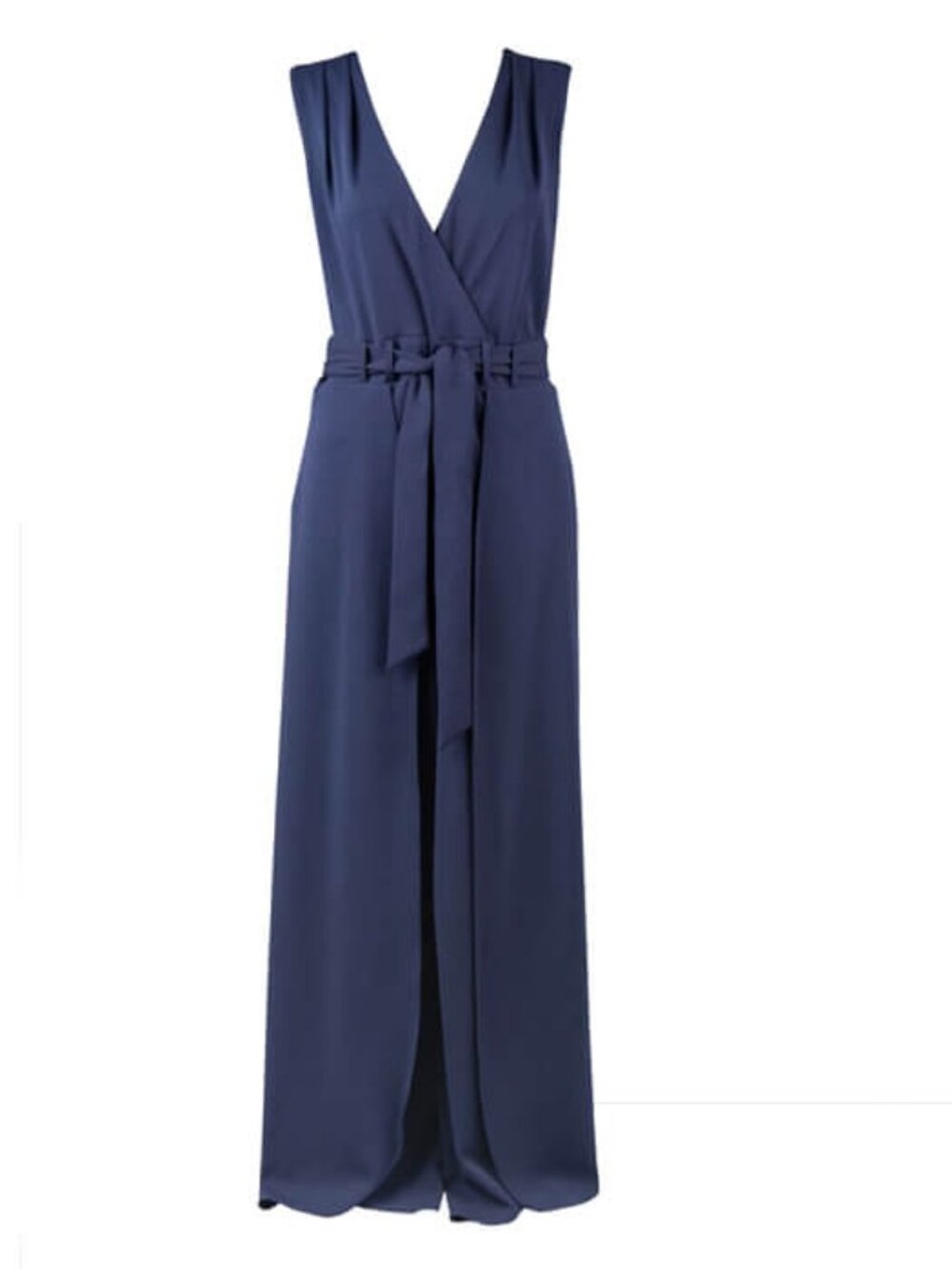 ✨ Sleeveless Surplice Jumpsuit & Statement Jewelry Outfit Set ✨